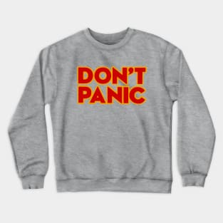 Don't Panic The Hitchhiker's Guide Crewneck Sweatshirt